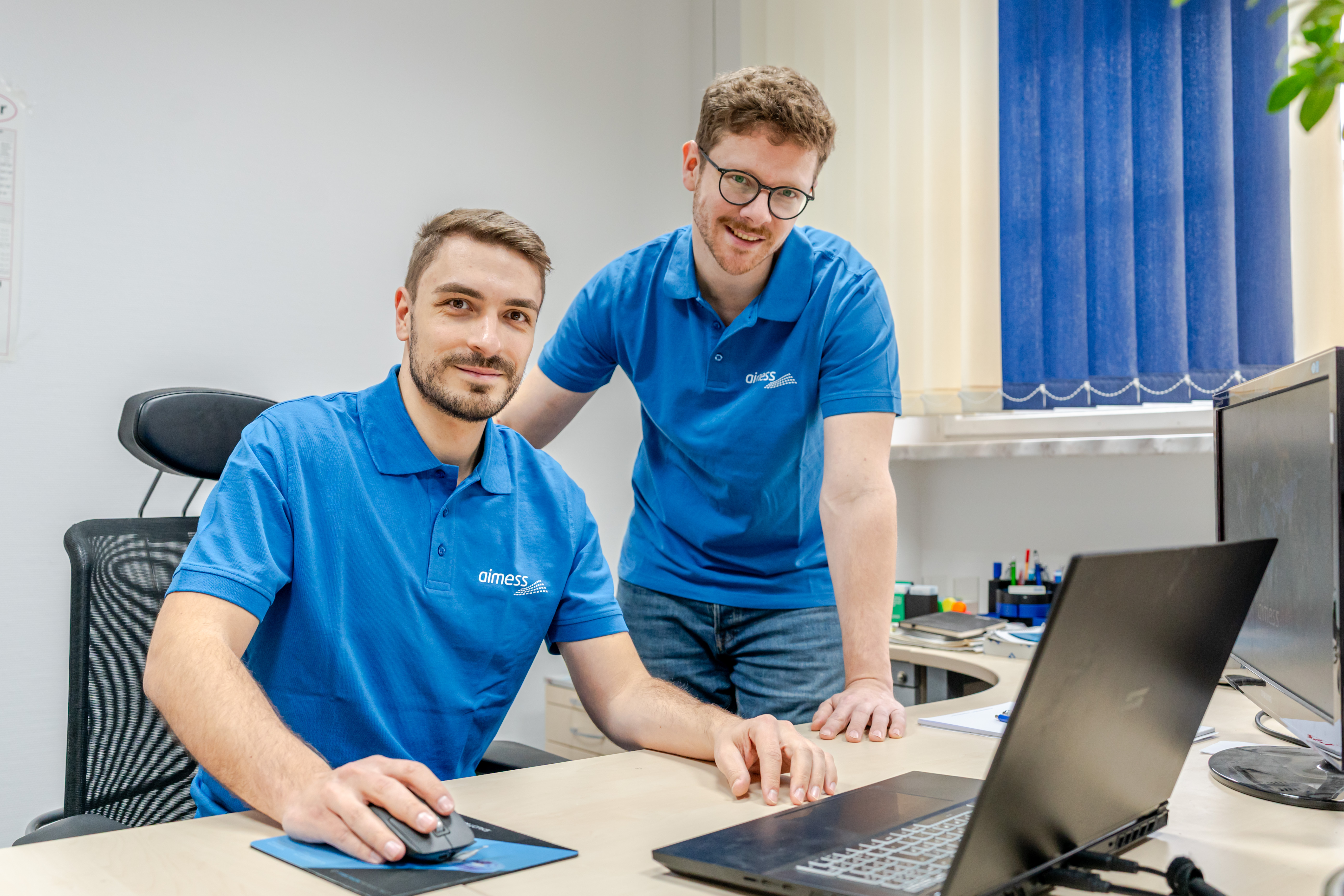 Aimess-Team bei der Industrievermessung